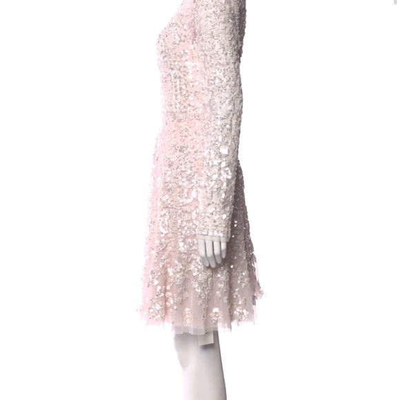 Needle & Thread Crew neck sequins knee length dress - Picture 2 of 5